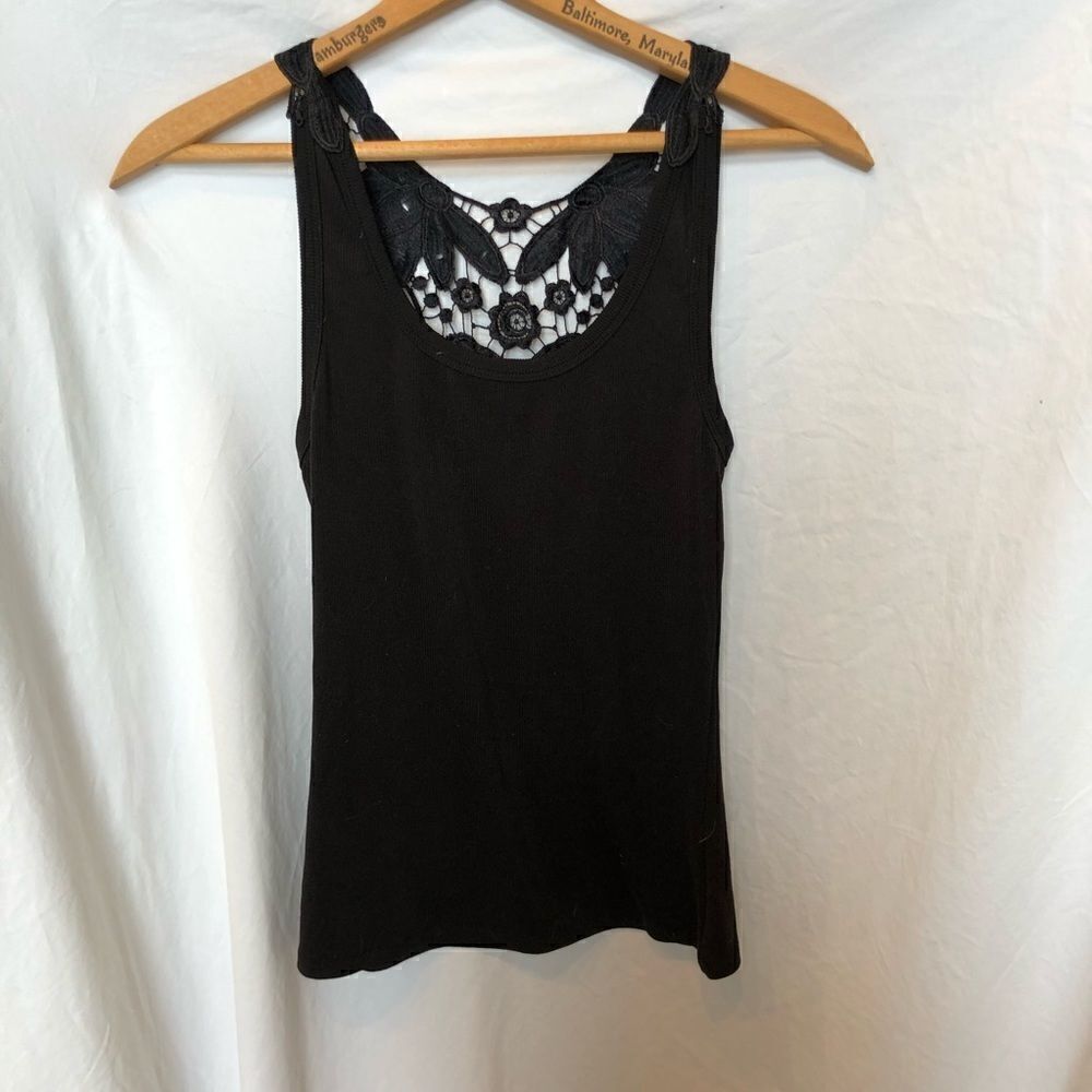 Exist Fancy Tank top Black Medium - Picture 2 of 7